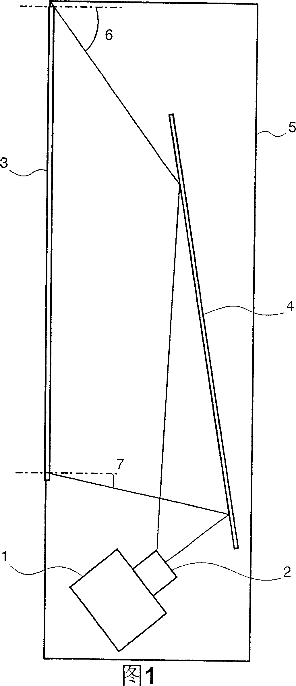 Image display device and fresnel lens sheet used therefor