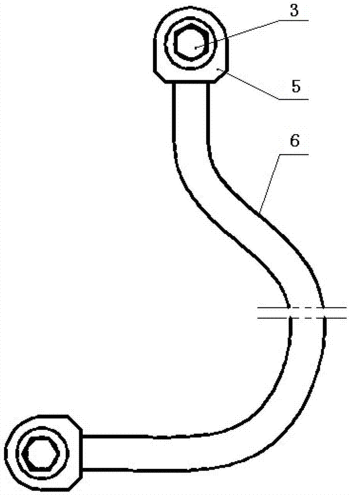 Flexible oil pointer for mining coal cutter