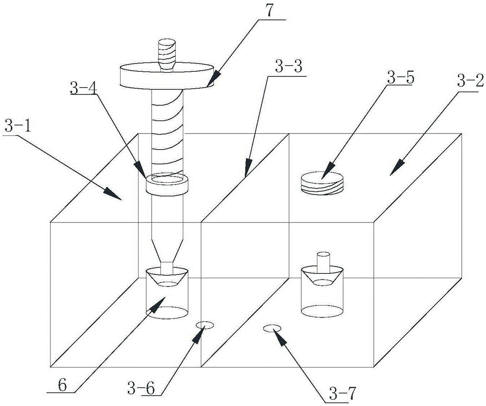 Laboratory experiment device and method for profile control with same