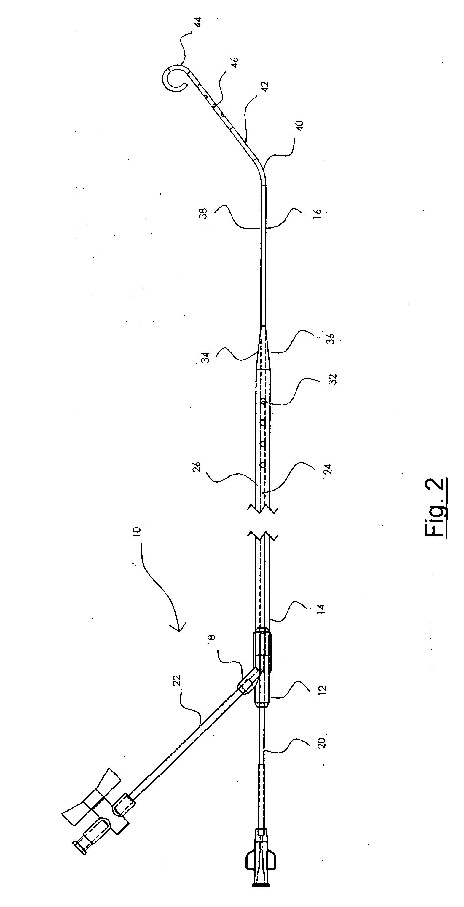 Coaxial dual lumen pigtail catheter