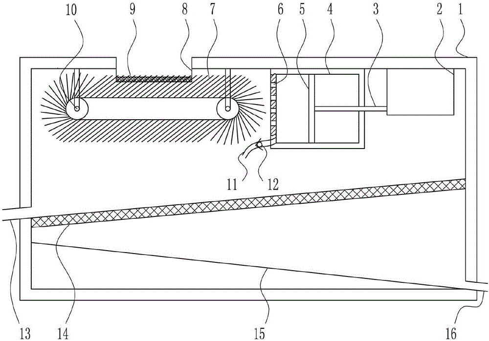 Sole cleaning device for public places