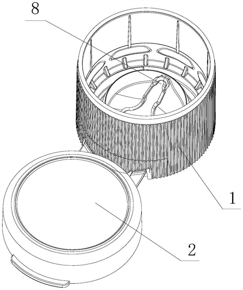 An anti-drip bottle cap and its anti-drip method