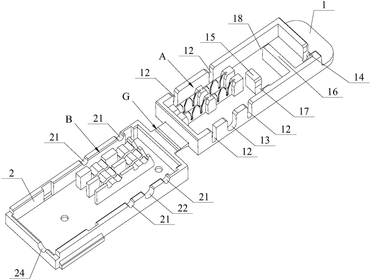 A wire junction box and an electronic detonator network with the junction box