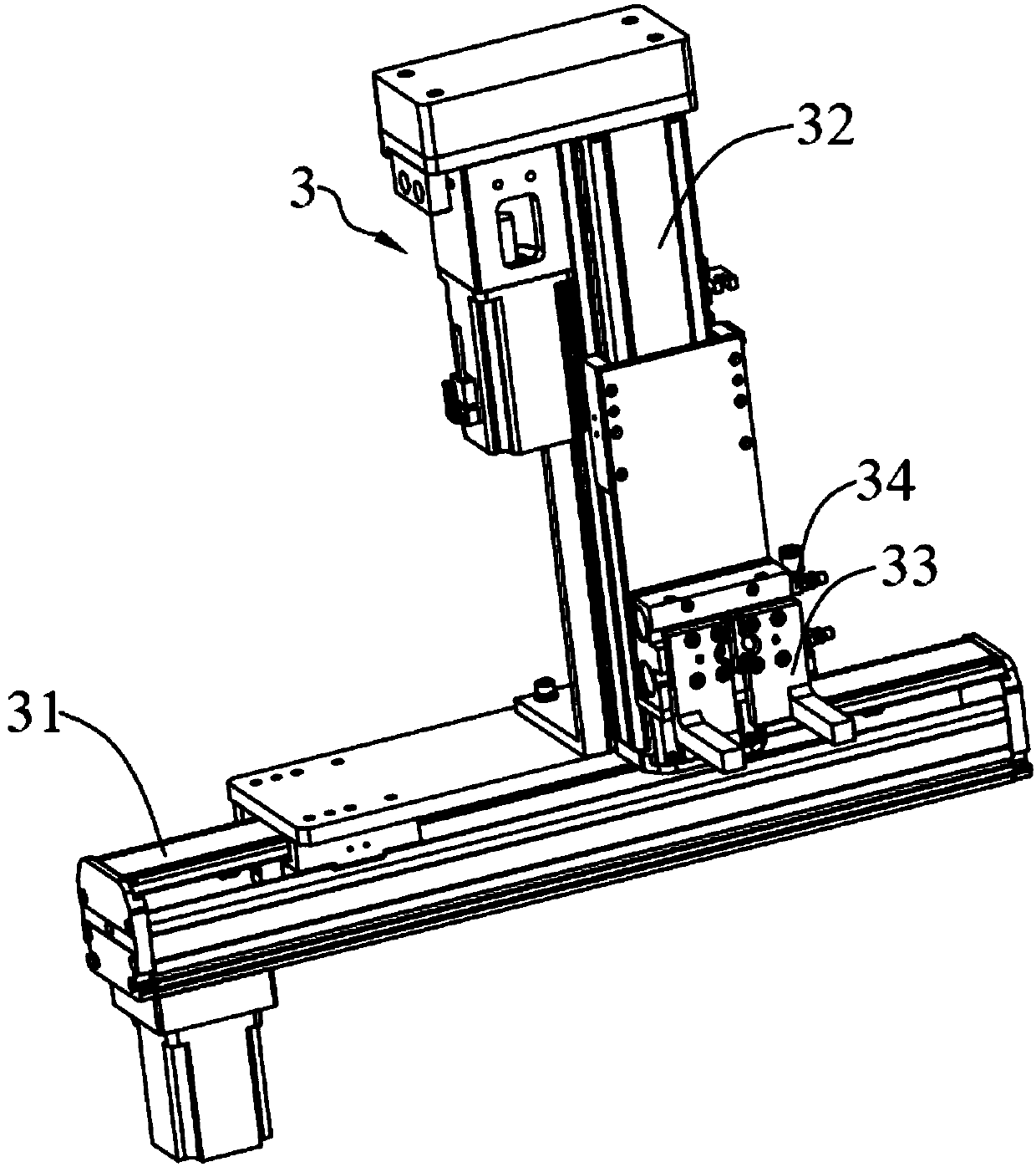 Lithium battery core package decomposition device and method