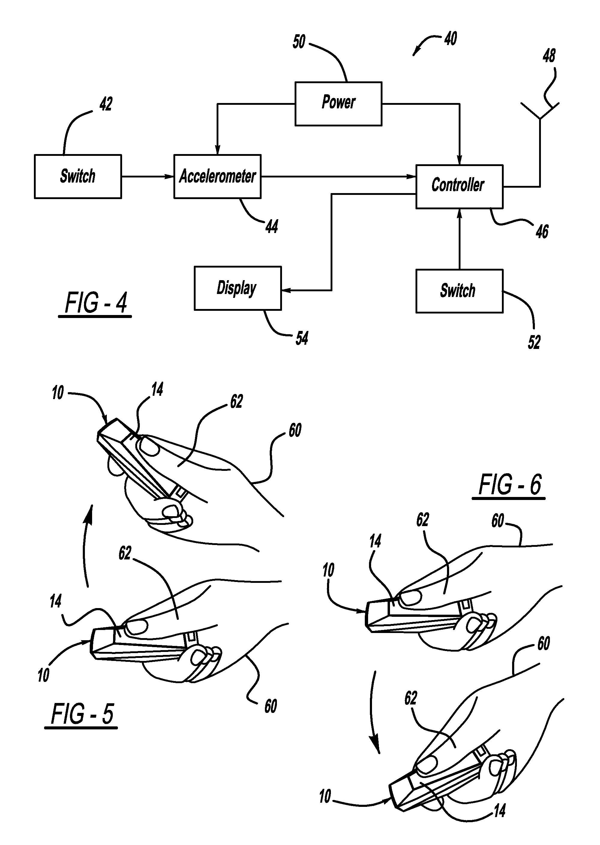 Gesture control key fob