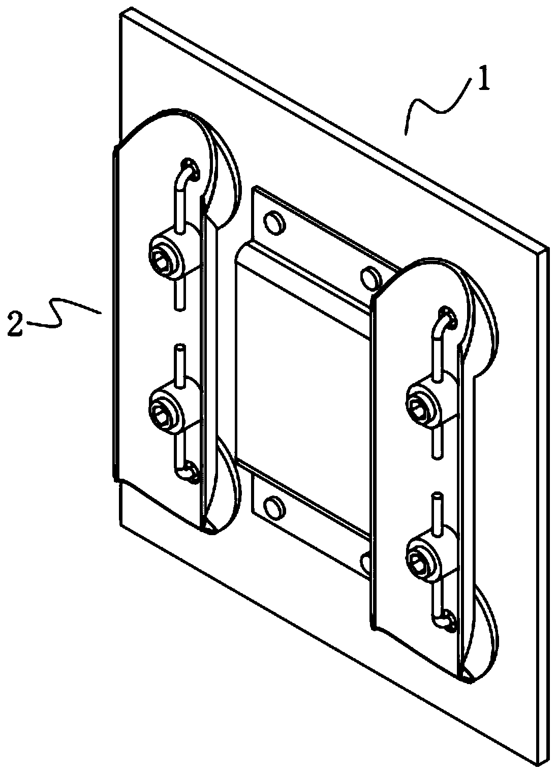 Device for fixing Achilles tendon skin and method of use thereof