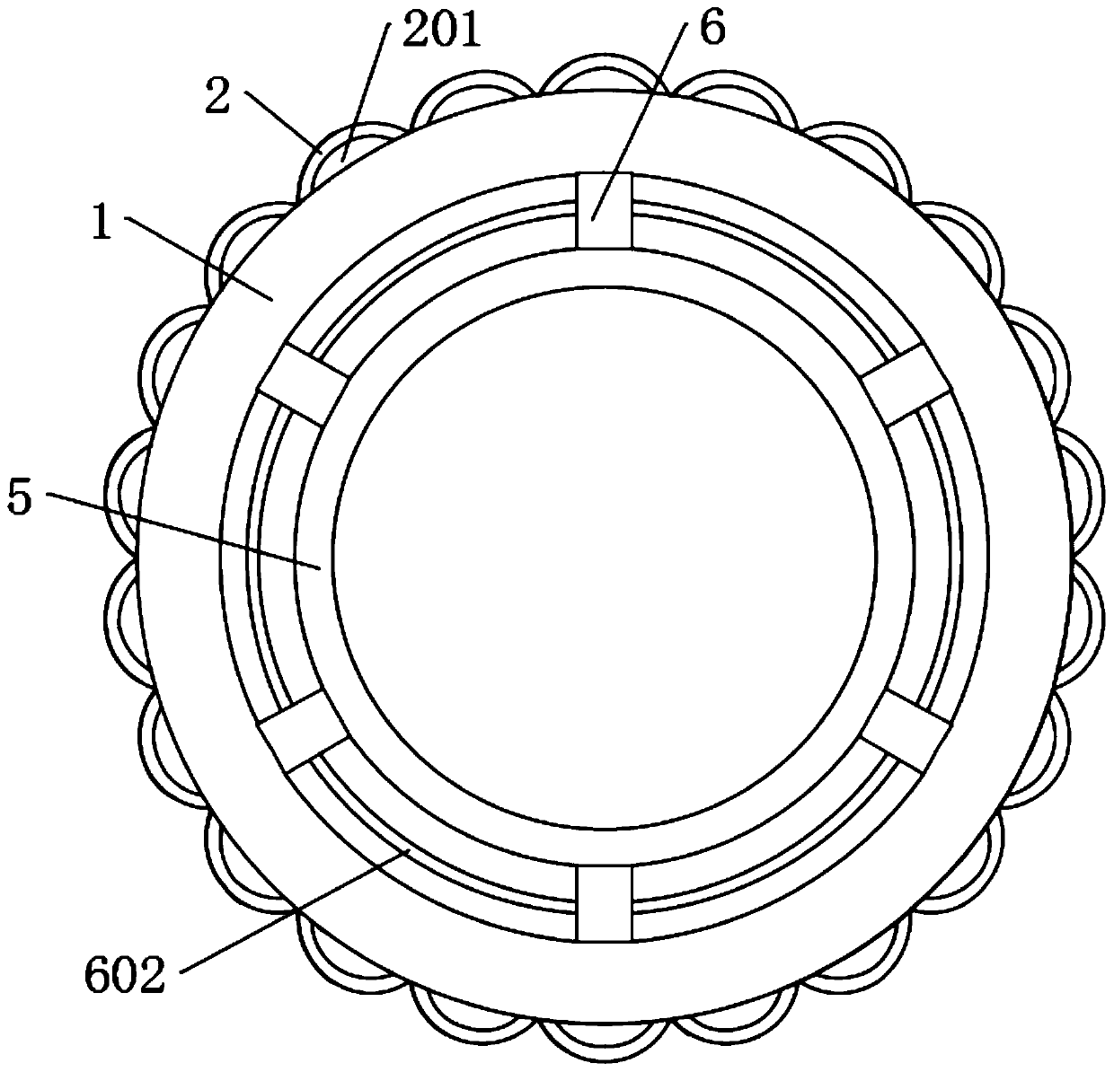 Cable for corrosive soil and matched installation process thereof