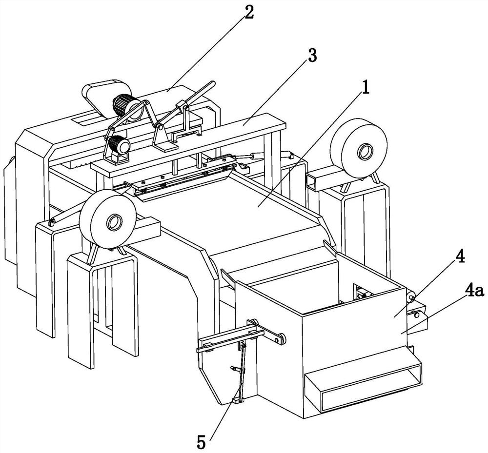 Working method of a waste paper processing device