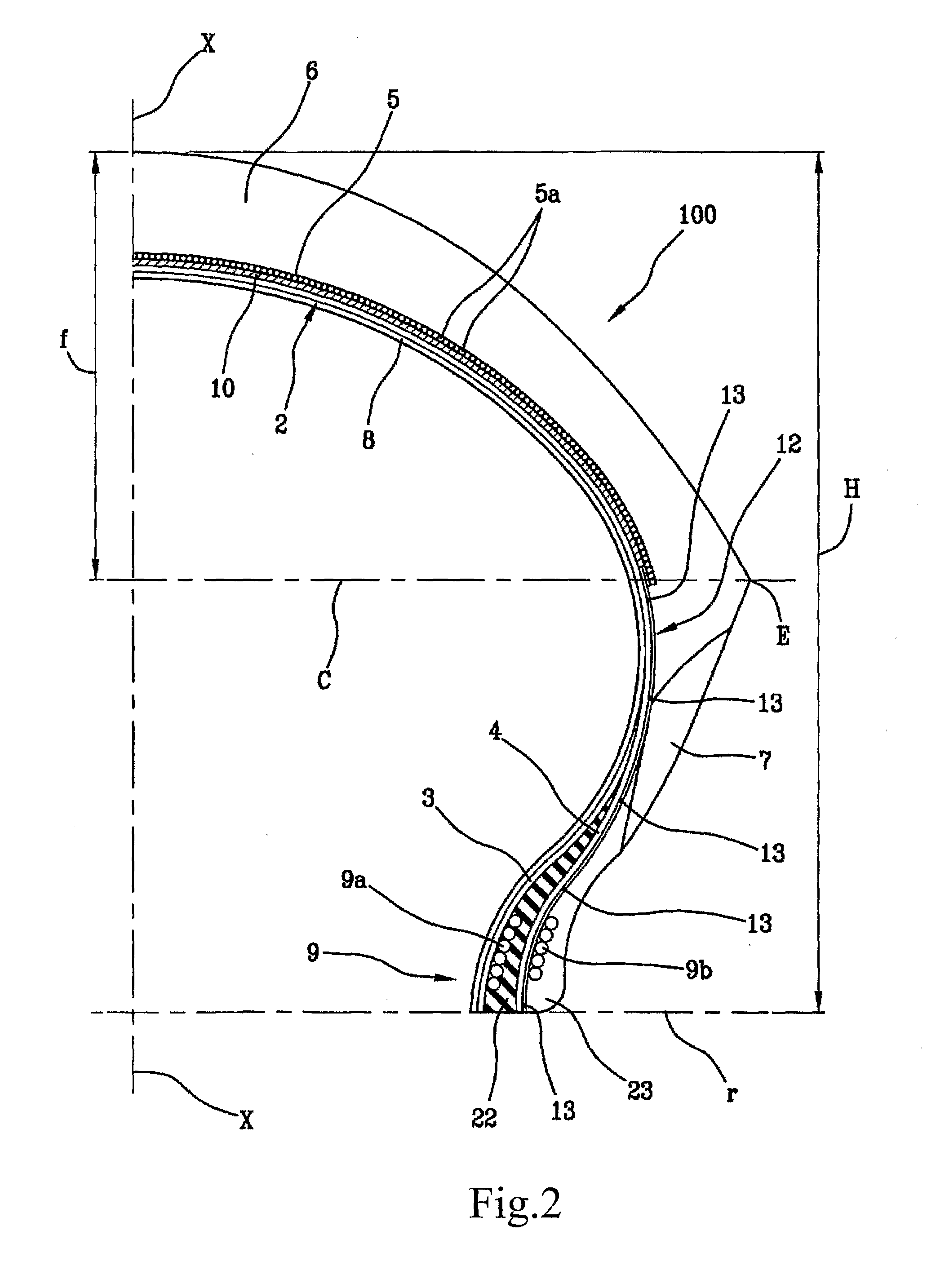 Motorcycle tyre