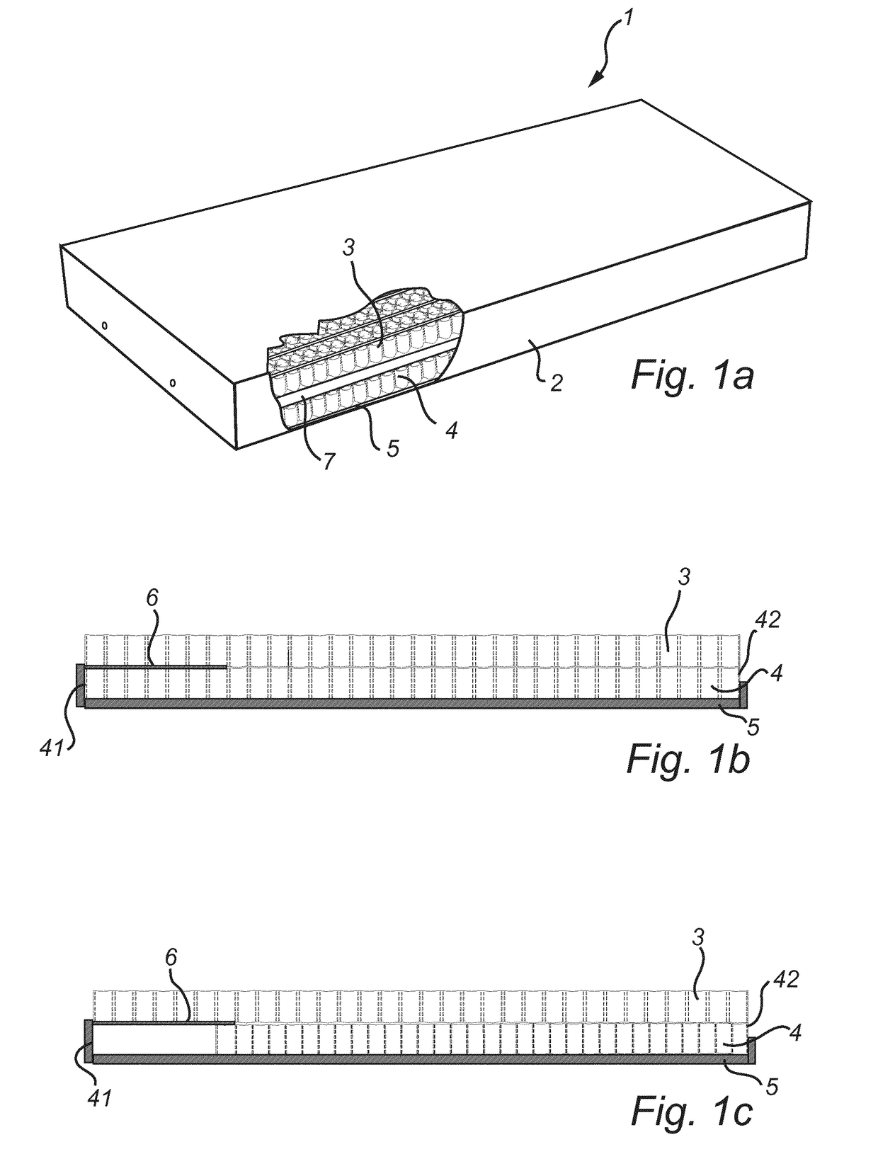 Mattress arrangement, such as a bed, having adjustable firmness