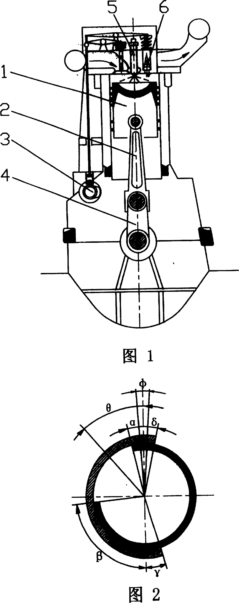 Premixed combustion system of diesel engine