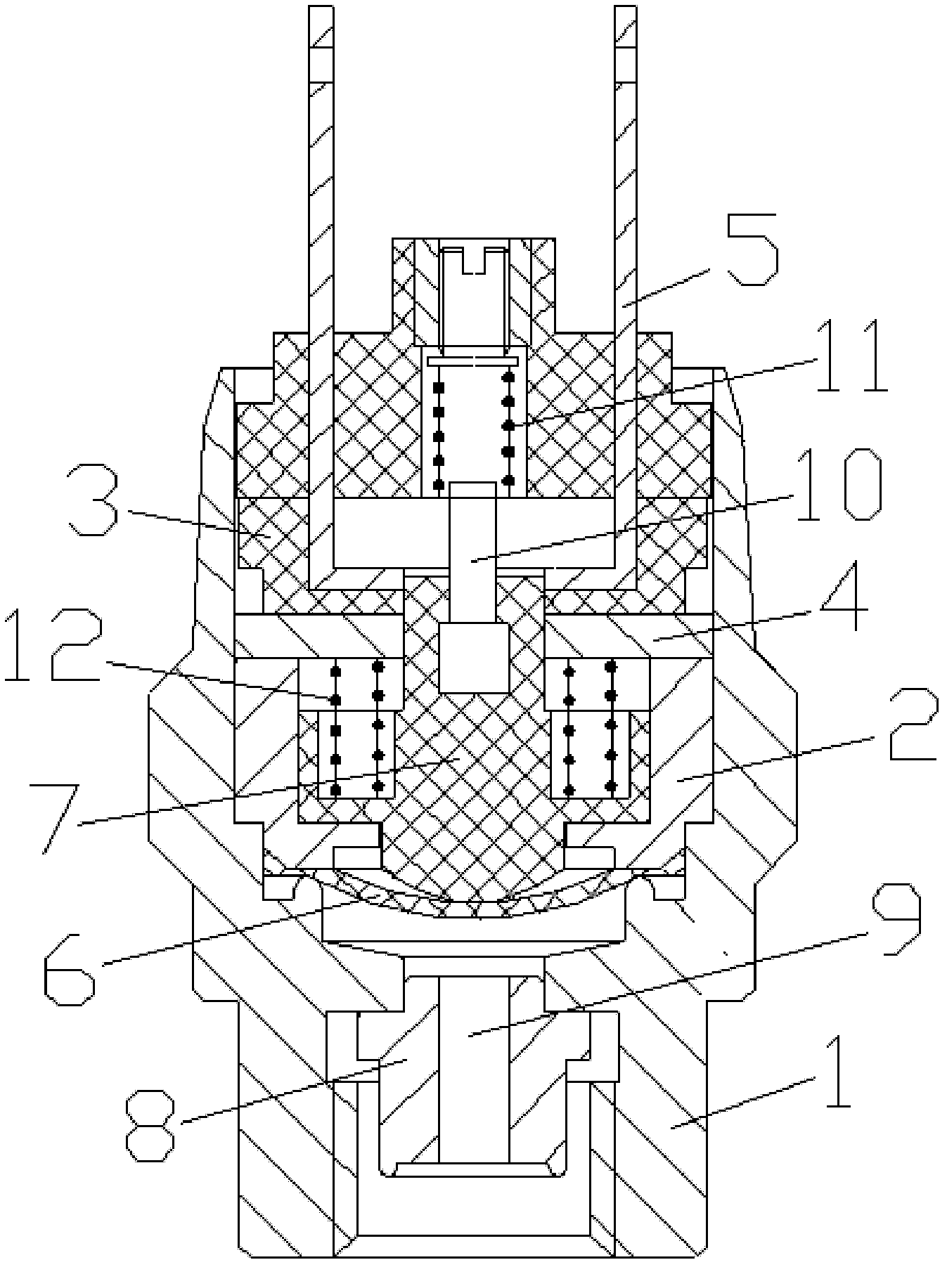 Air pressure signal lamp switch