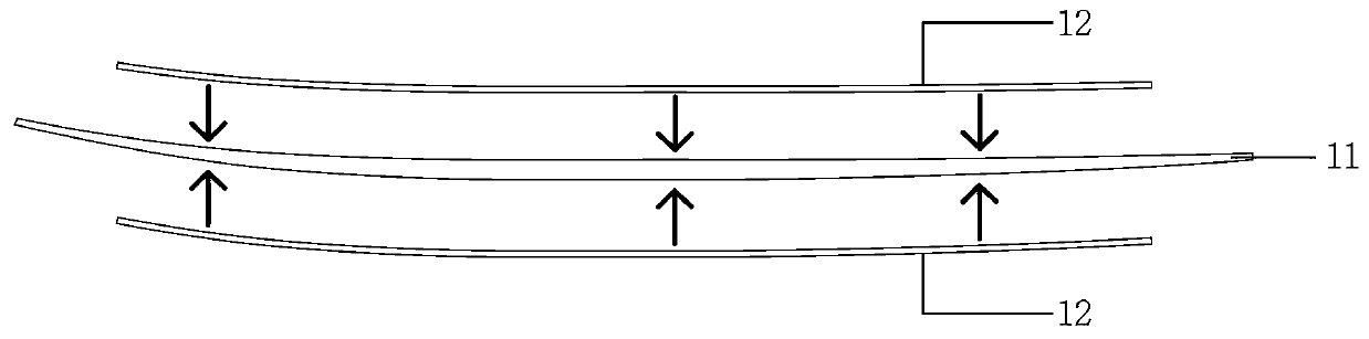 Bending and torsional composite deformation resistant combined keel and surfing board