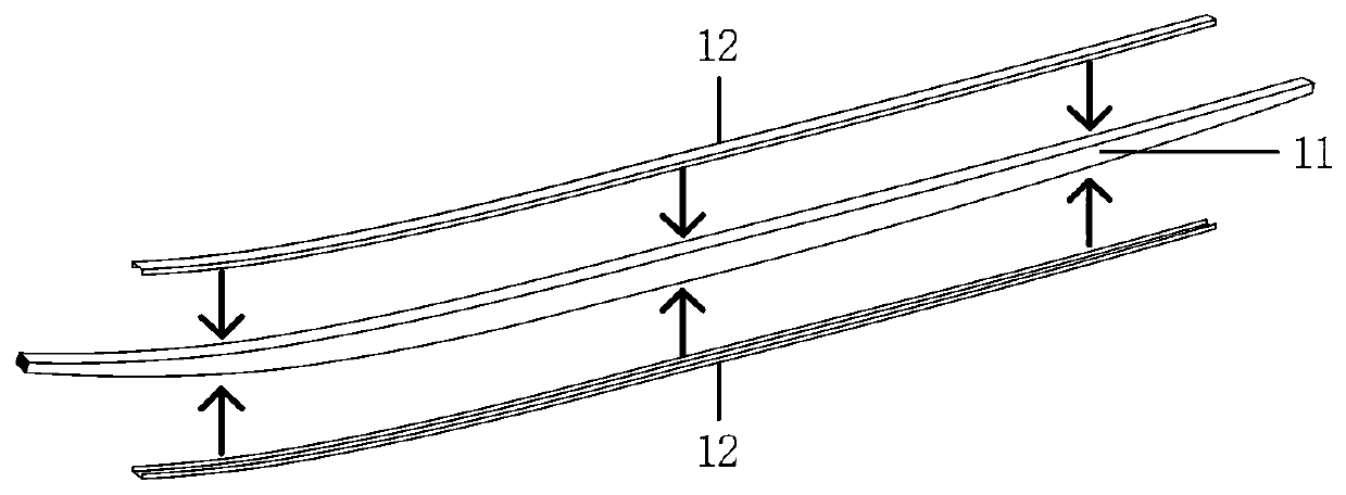 Bending and torsional composite deformation resistant combined keel and surfing board