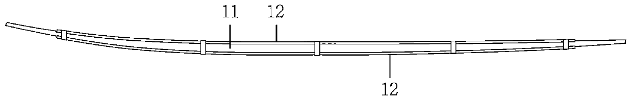 Bending and torsional composite deformation resistant combined keel and surfing board