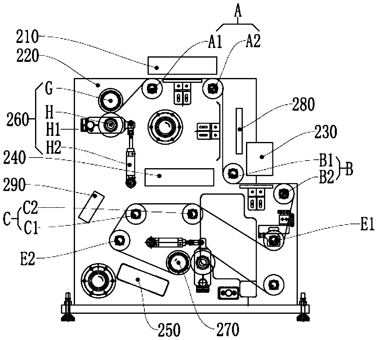 A multifunctional double-sided coding device and its application method