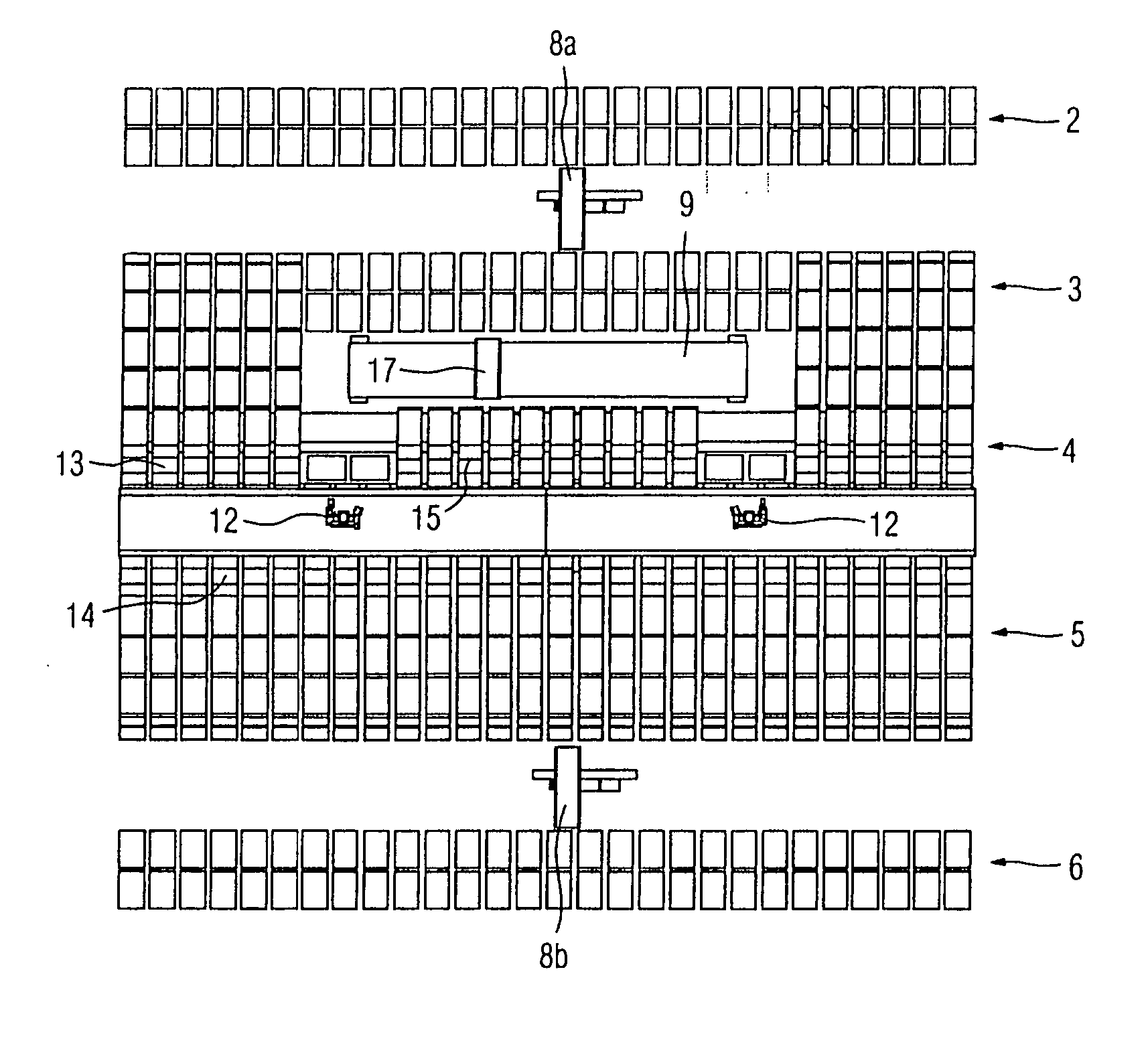 Order-picking storage system for picking transport units