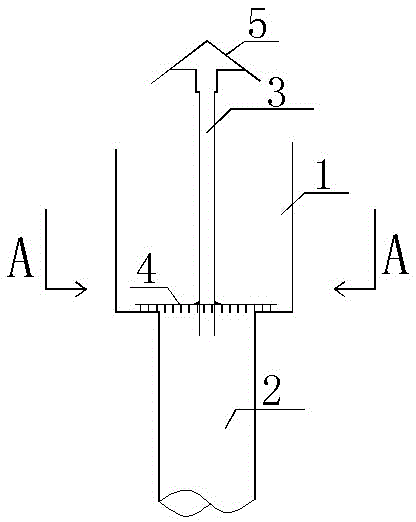 An anti-overflow device for a drainage box, an anti-overflow drainage box, and an exhaust method for the drainage box