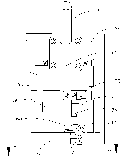 Bending device of flexible circuit board