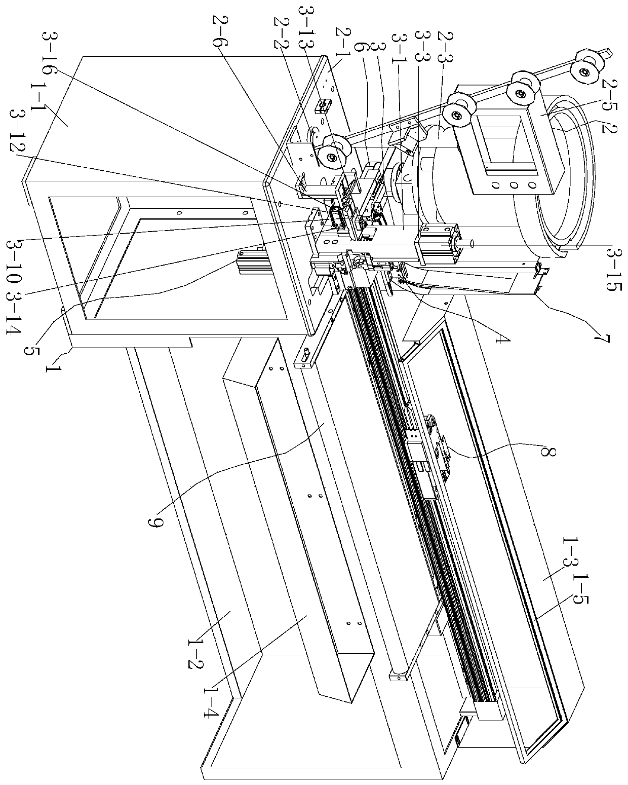 Automatic production all-in-one machine for penetrating pulling head into zipper