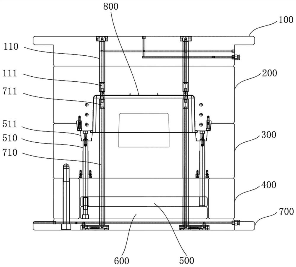 Air-cap mold structure that shortens molding cycle