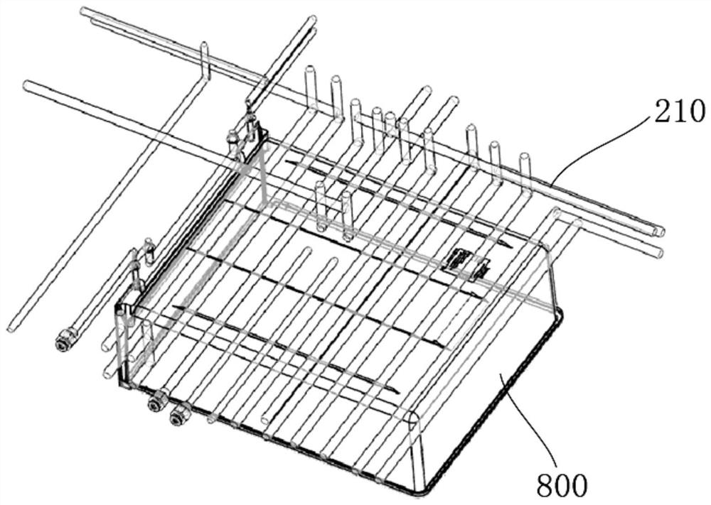 Air-cap mold structure that shortens molding cycle