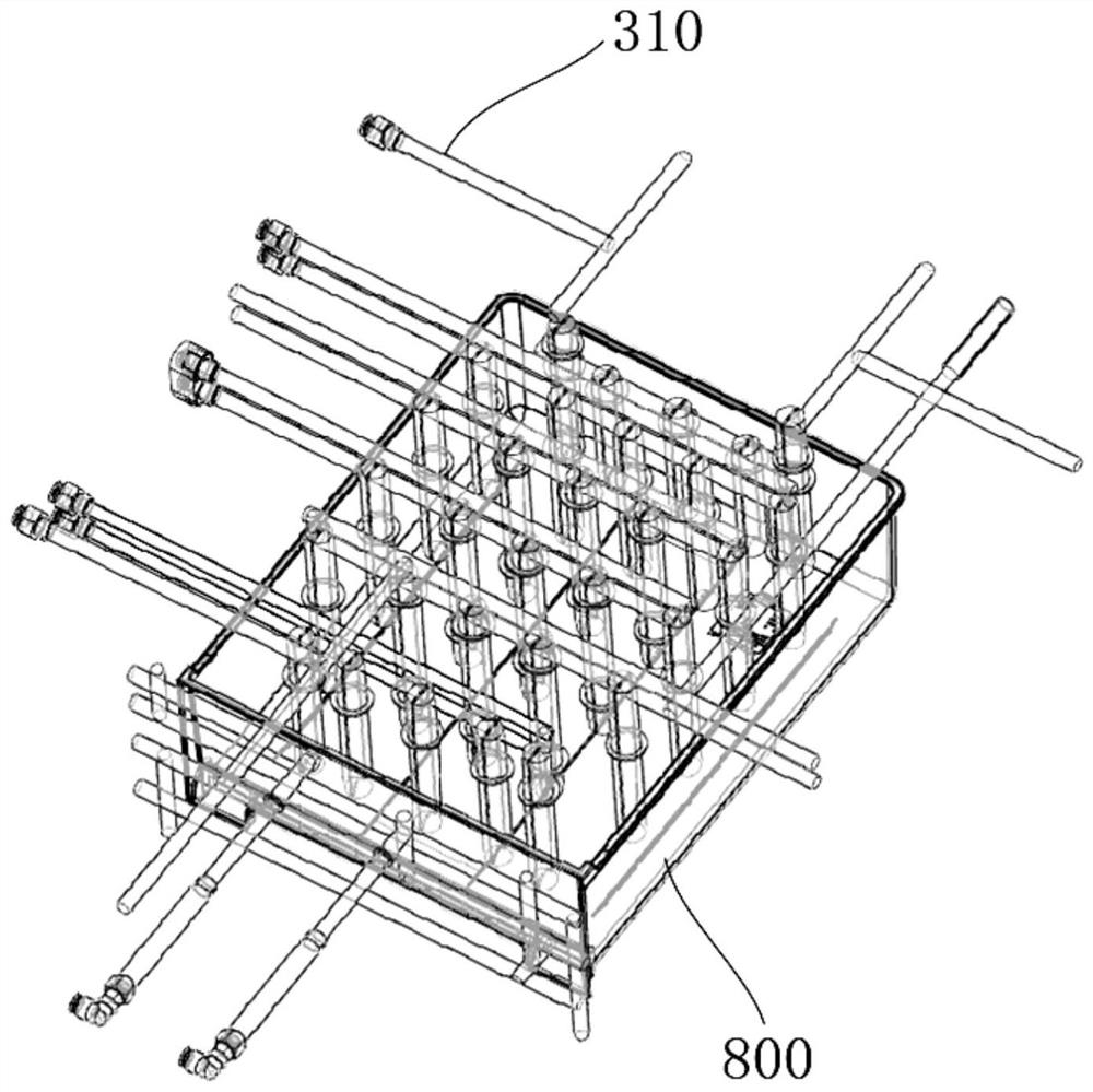 Air-cap mold structure that shortens molding cycle