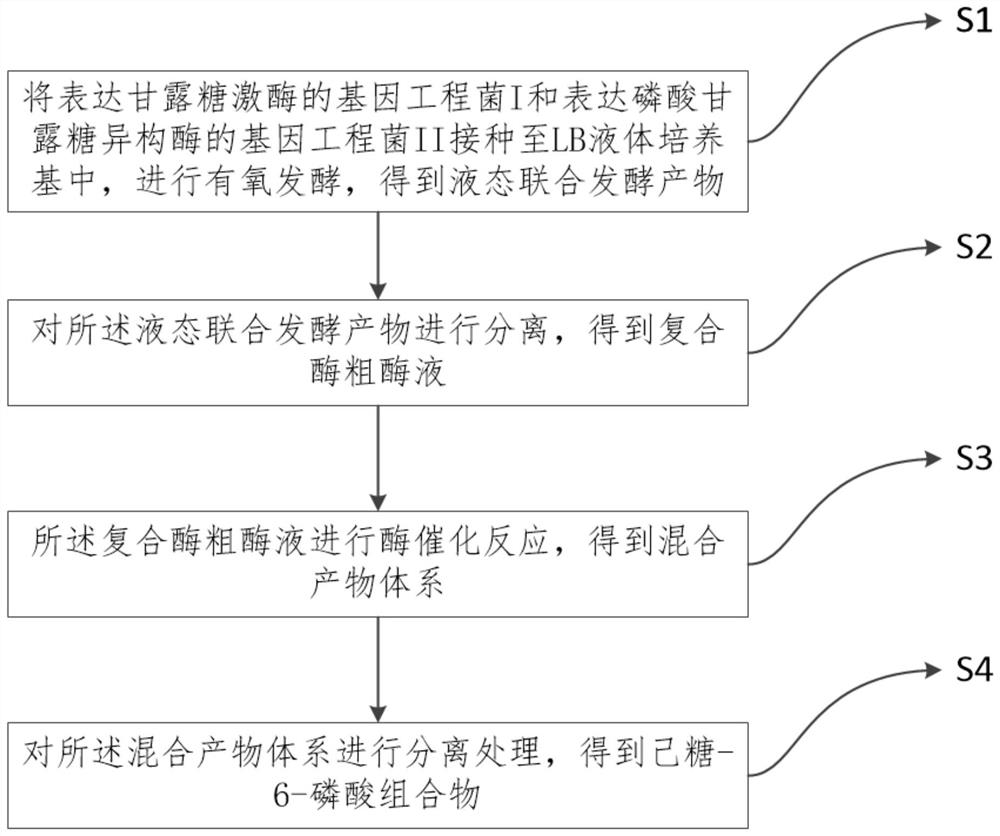 Preparation method of hexose-6-phosphoric acid composition and application of hexose-6-phosphoric acid composition in cosmetics