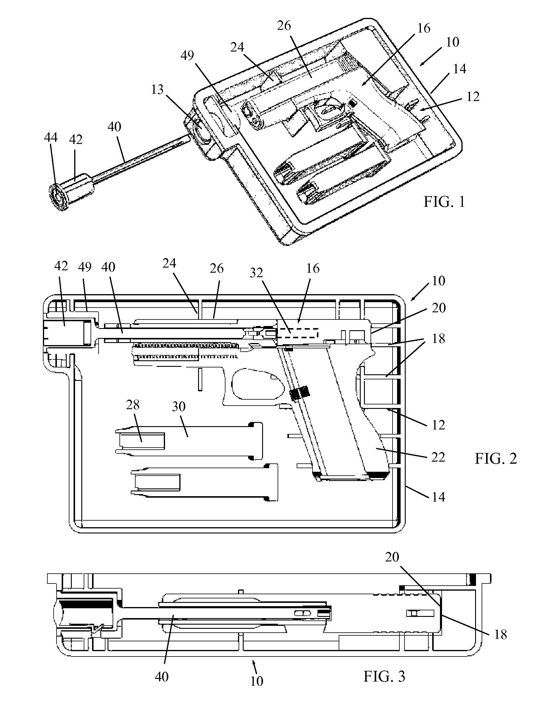 Safety case for firearm