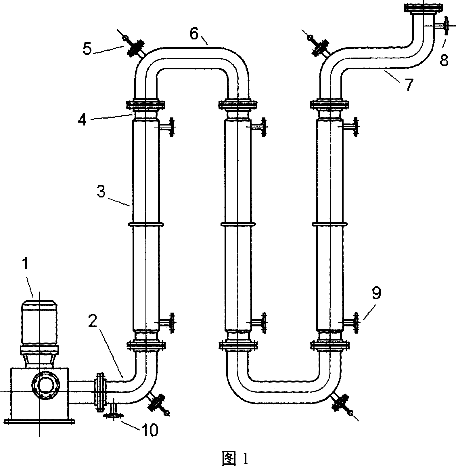 Oscillatory flow tubular reactor with ripple wall