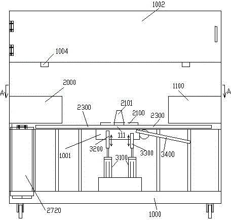 Intelligentized rotary table metal casting sprue separating integrated machine and method thereof