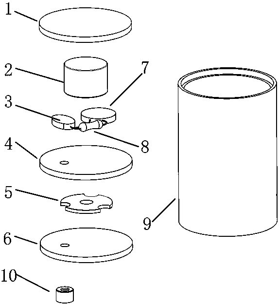 Anti-magnetic levitation gas flowmeter with embedded photoelectric detection unit