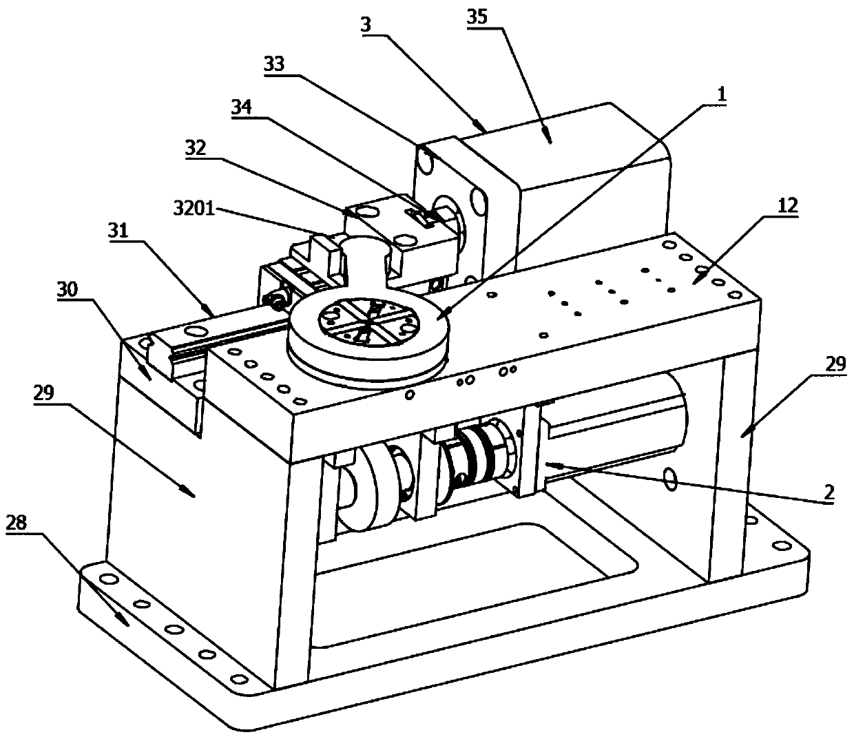 Micro part cam crimping device