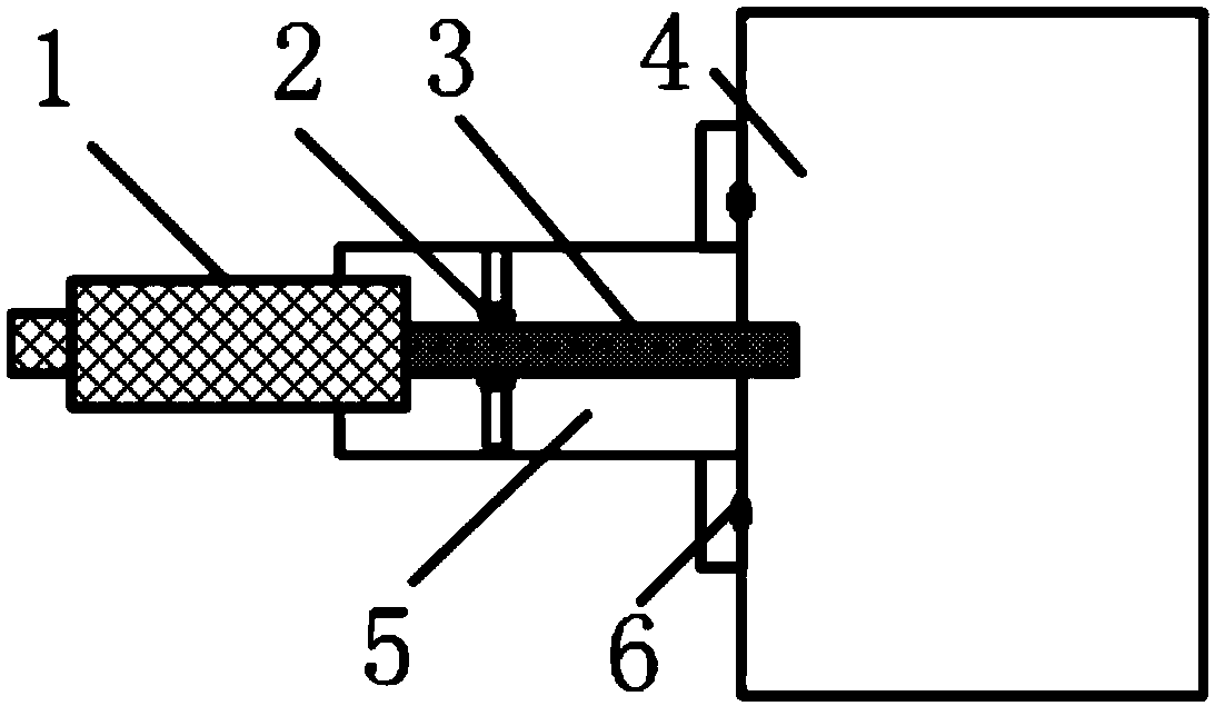 Calibration device for volume expansion measurement instrument of solid