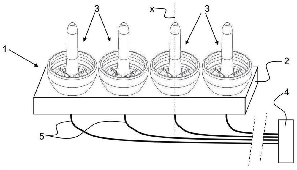 A cleaning unit for a cleaning device for cleaning teatcups of a milking apparatus, and a cleaning device