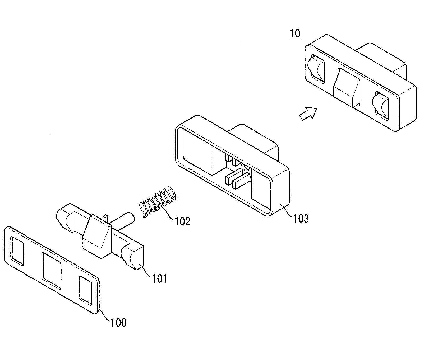 Case locking device