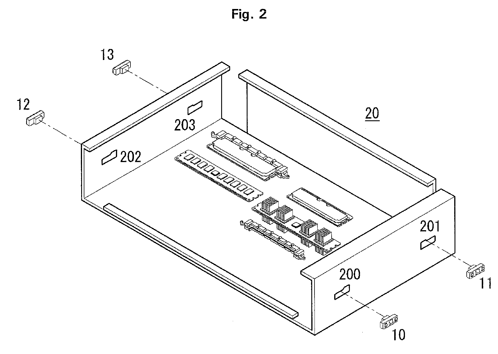 Case locking device