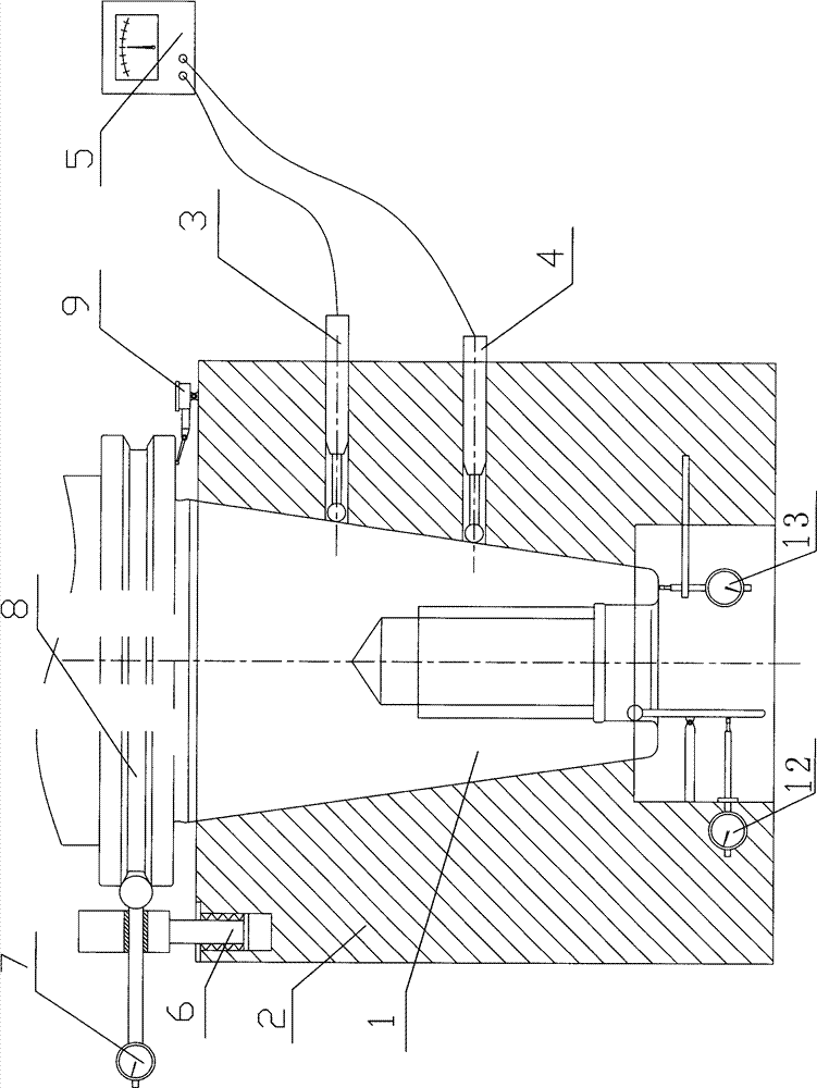 Comprehensive detection method and device of tool tapered handle (7:24)