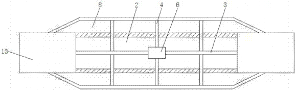 Bridge with good pressure distributing effect