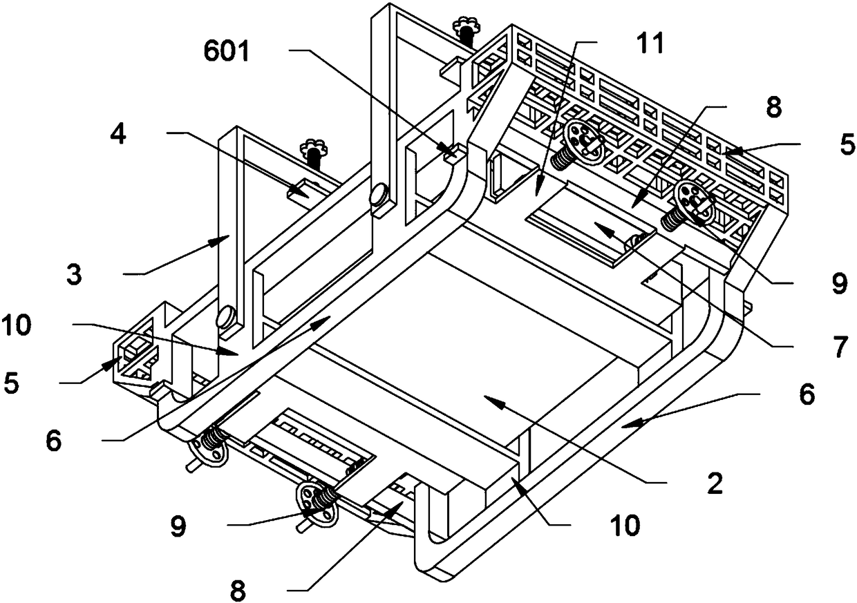 Engine cylinder body transfer frame