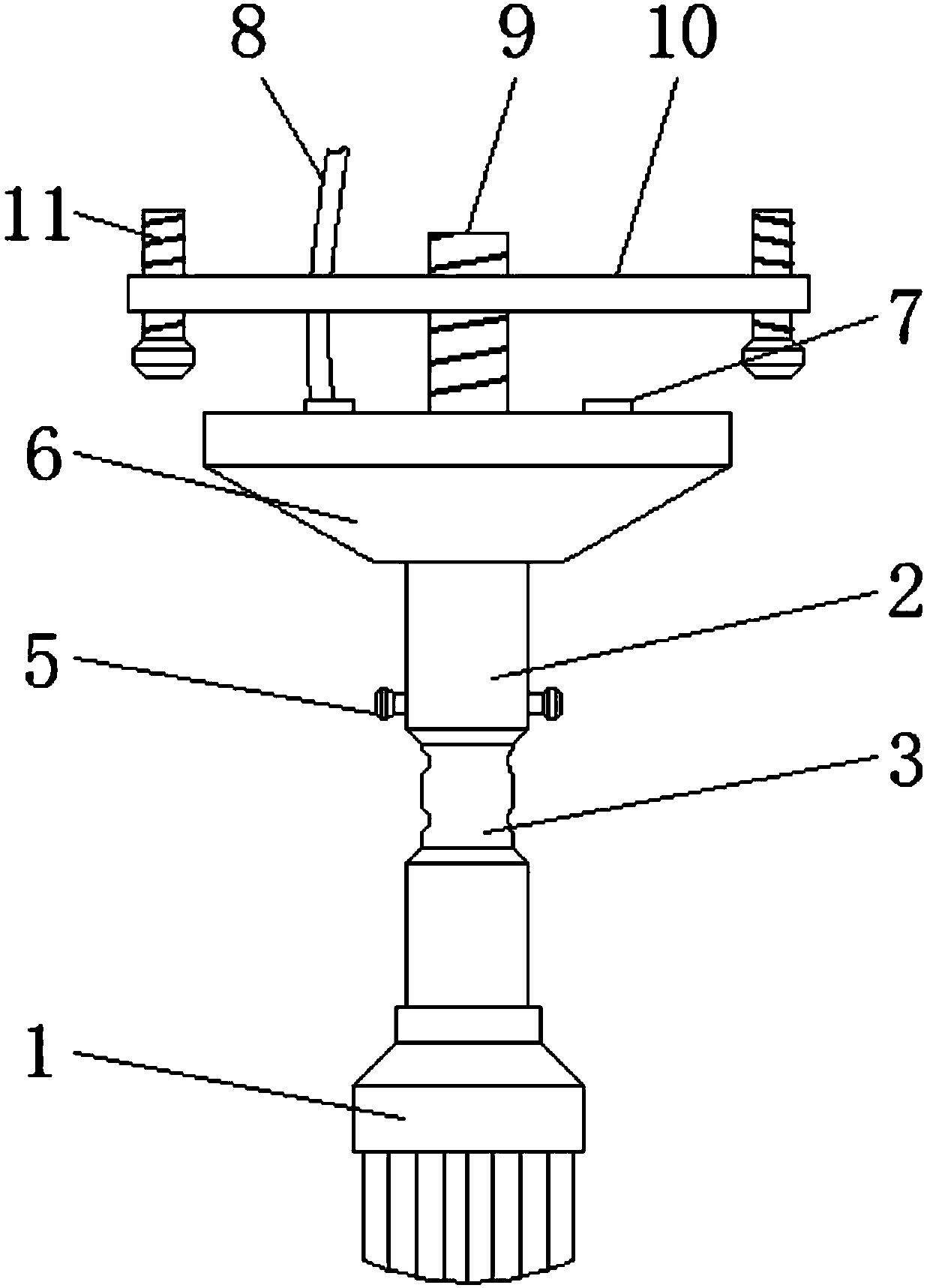 Ceiling lamp base convenient to install