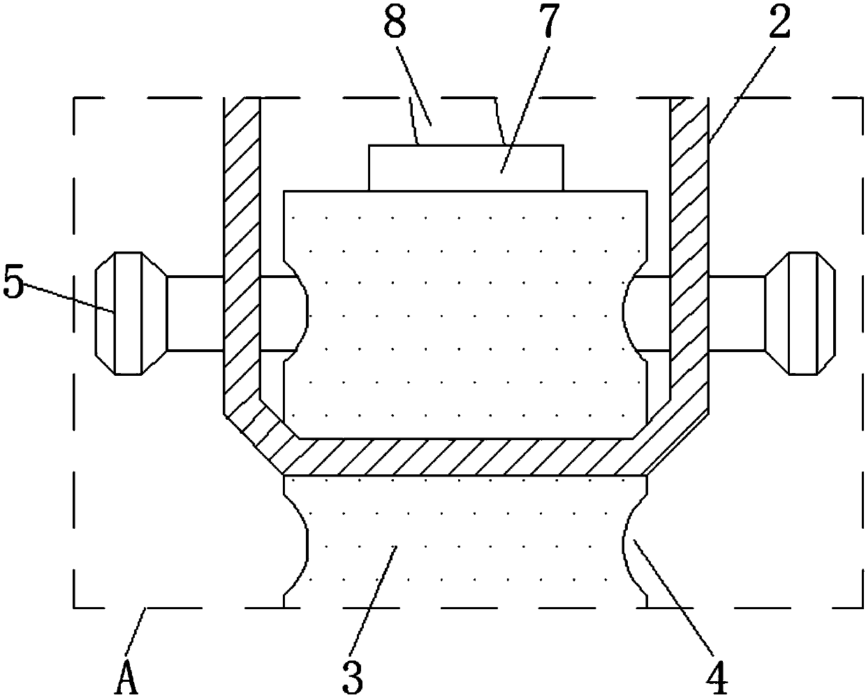 Ceiling lamp base convenient to install