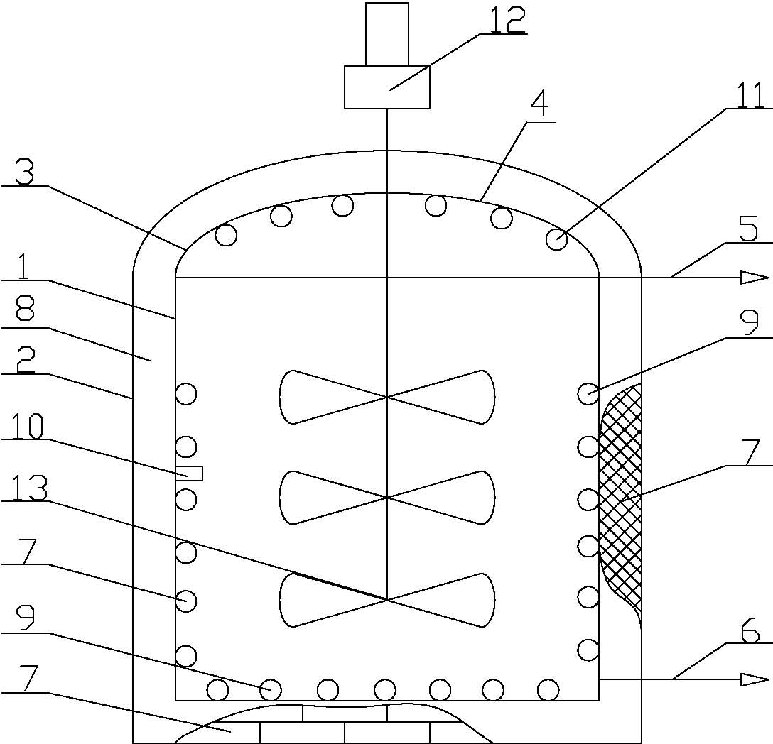 Thermal insulation biogas fermentation tank