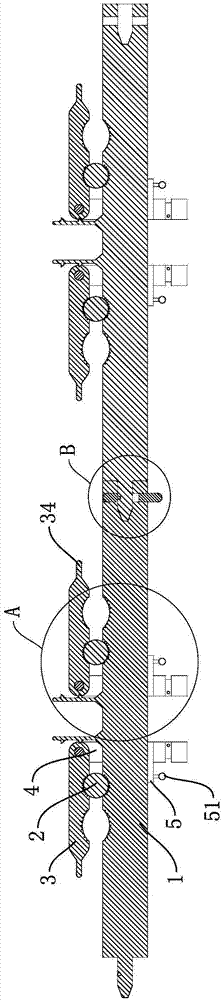 Electric power wire clamp for wire fixation