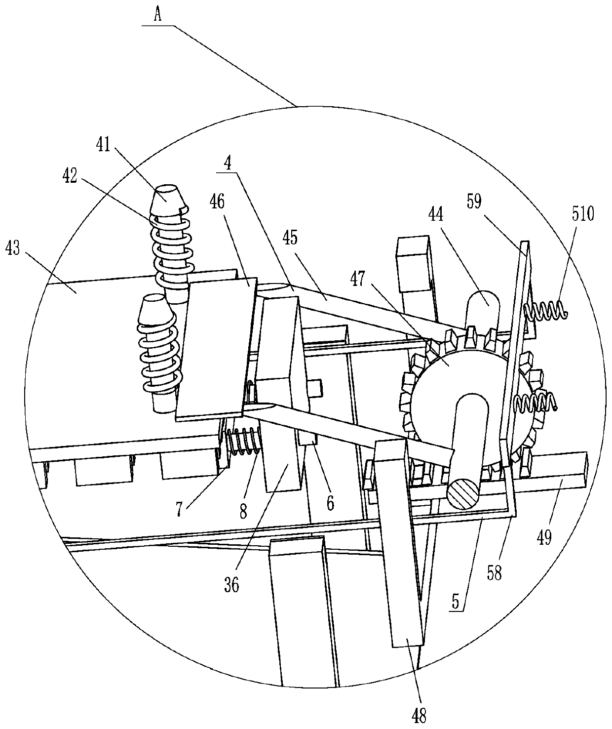 Device for quickly extracting silkworm cocoons