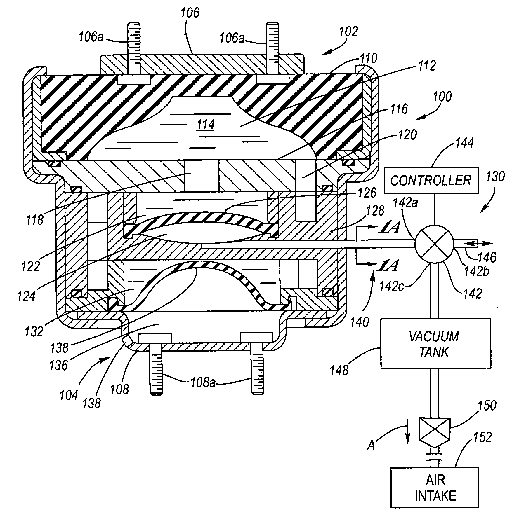 Hydraulic Mount Having Double Idle Rate Dip Frequencies of Dynamic Stiffness