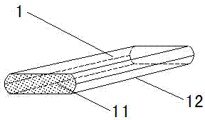 Lateral permeable road and construction method thereof