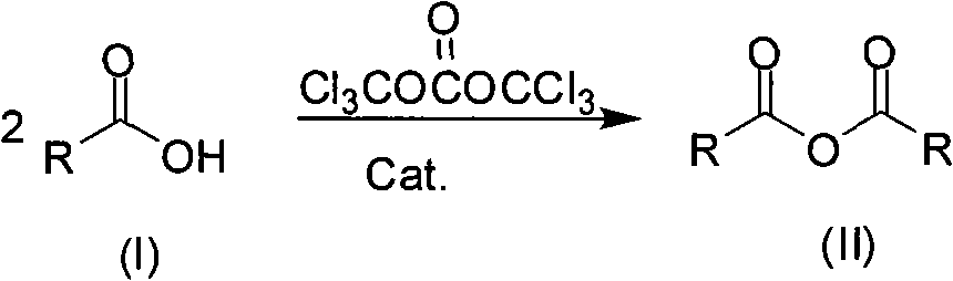 Method for preparing symmetrical acid anhydride