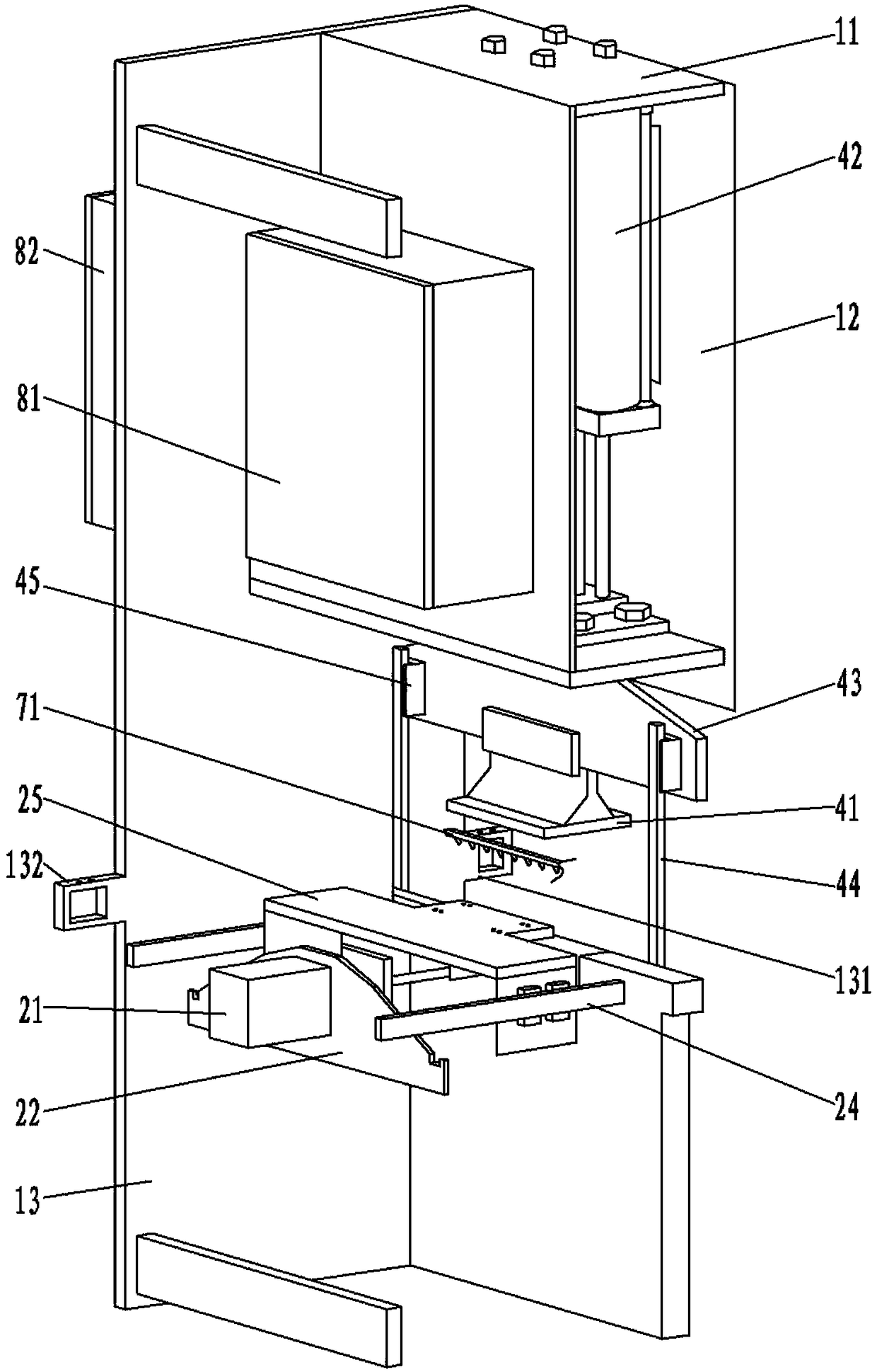 A free embossing device for fabric