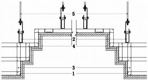 Pure light steel joist ceiling